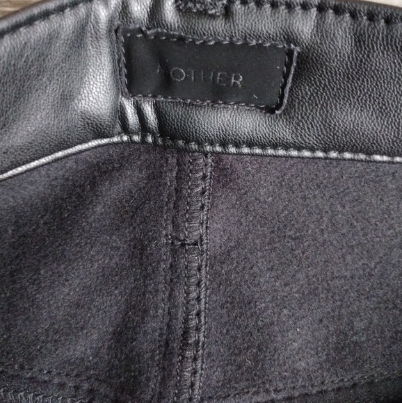 Mother The Insider Ankle Faux Show Leather Pants 29 - Picture 7 of 15